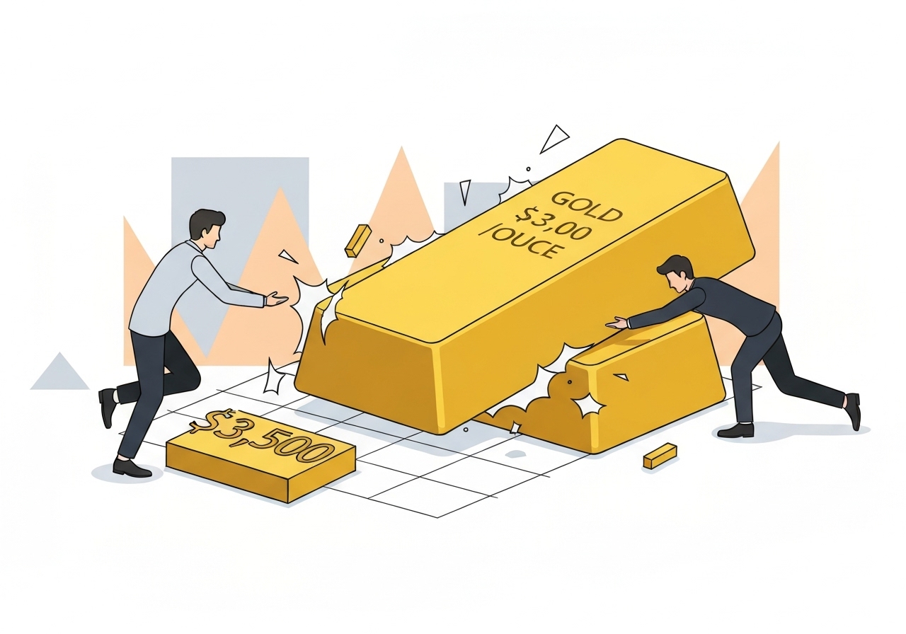 gold-record-3500-fed-cut-dollar-weak