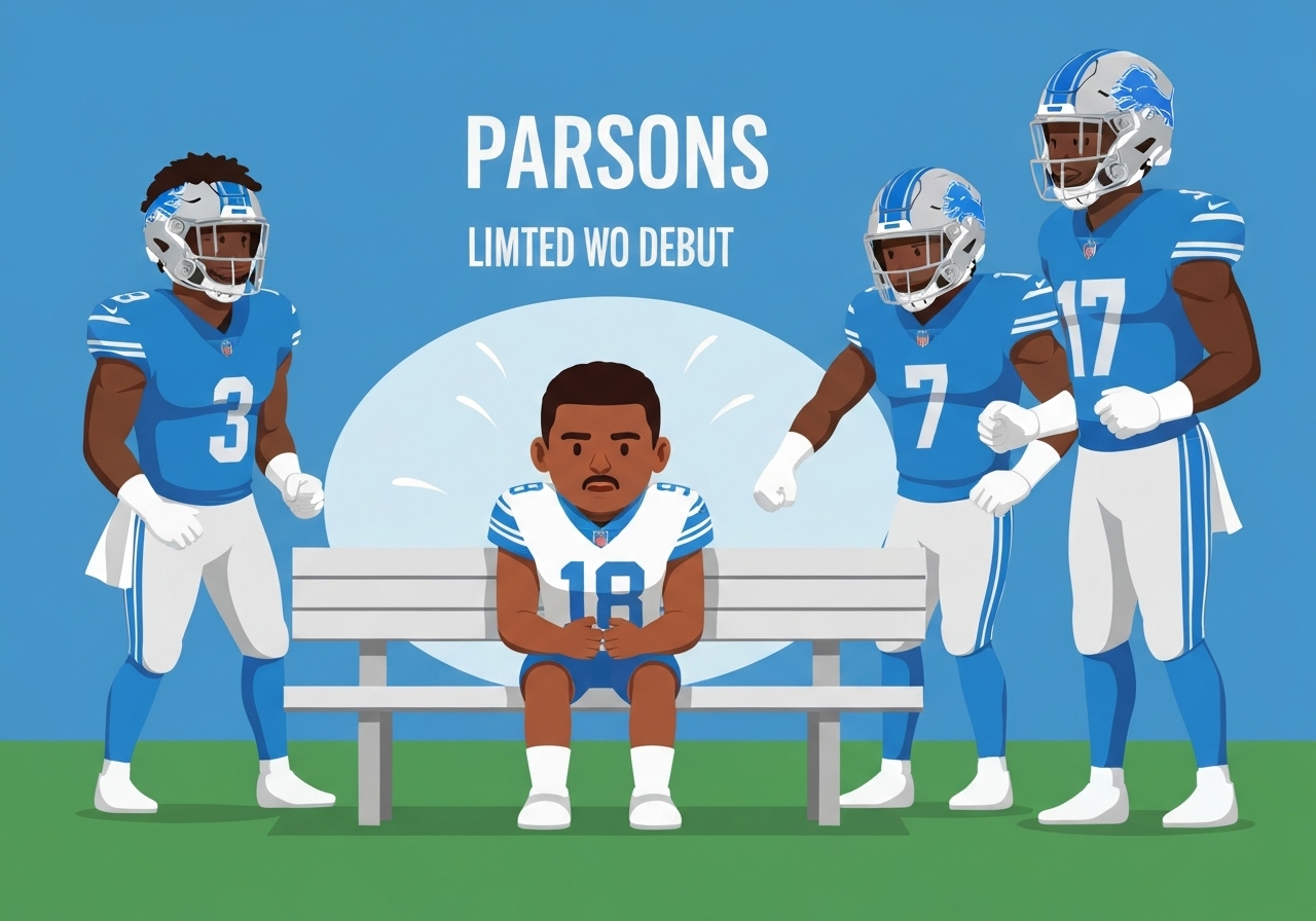 parsons-limited-packers-debut-vs-lions