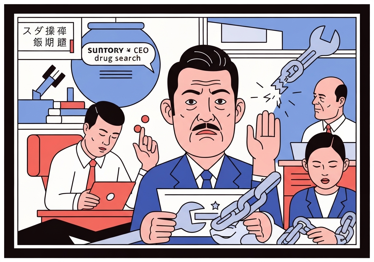 suntory-ceo-niinami-resigns-drug-search