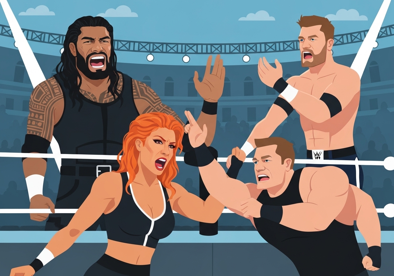 wwe-clash-paris-rollins-lynch-cena-paul