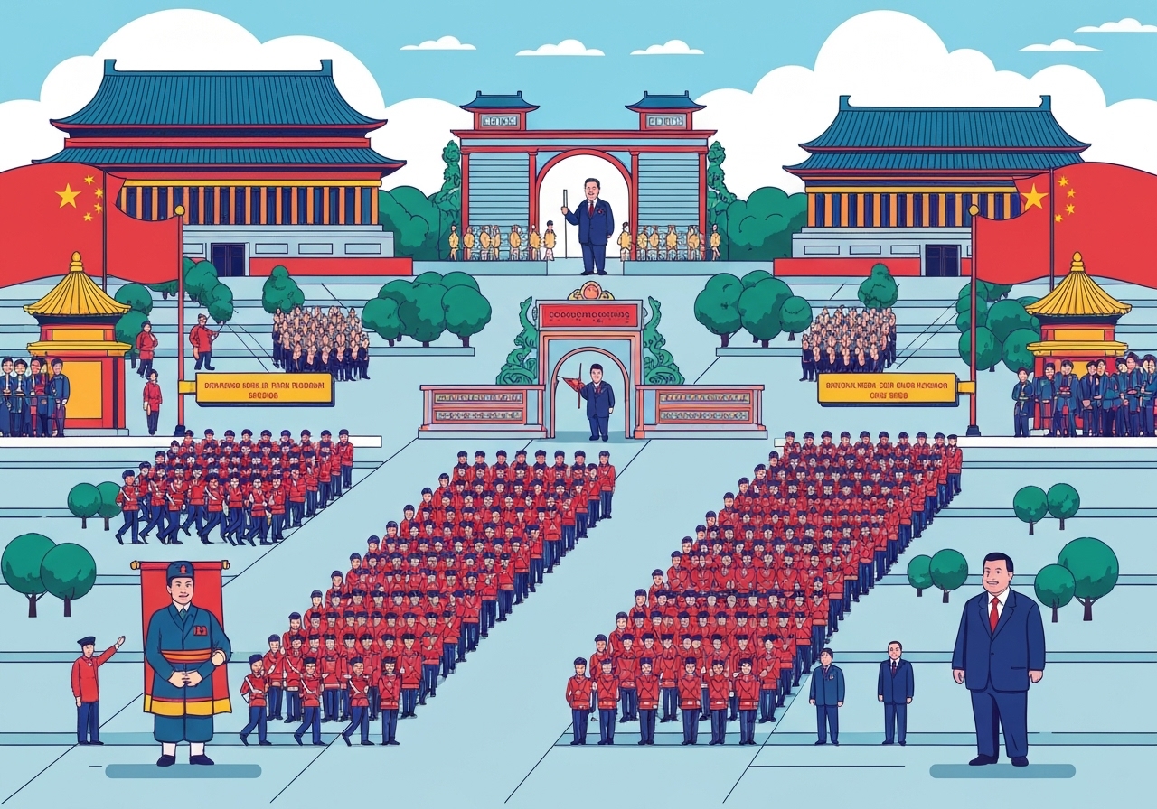 xi-parade-summit-trump