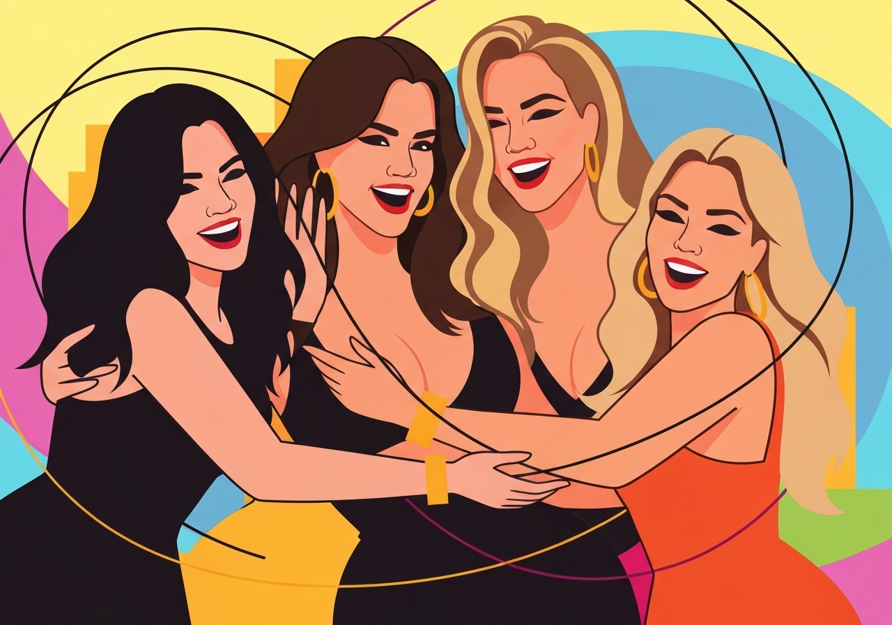 kardashians-britney-pajama-party