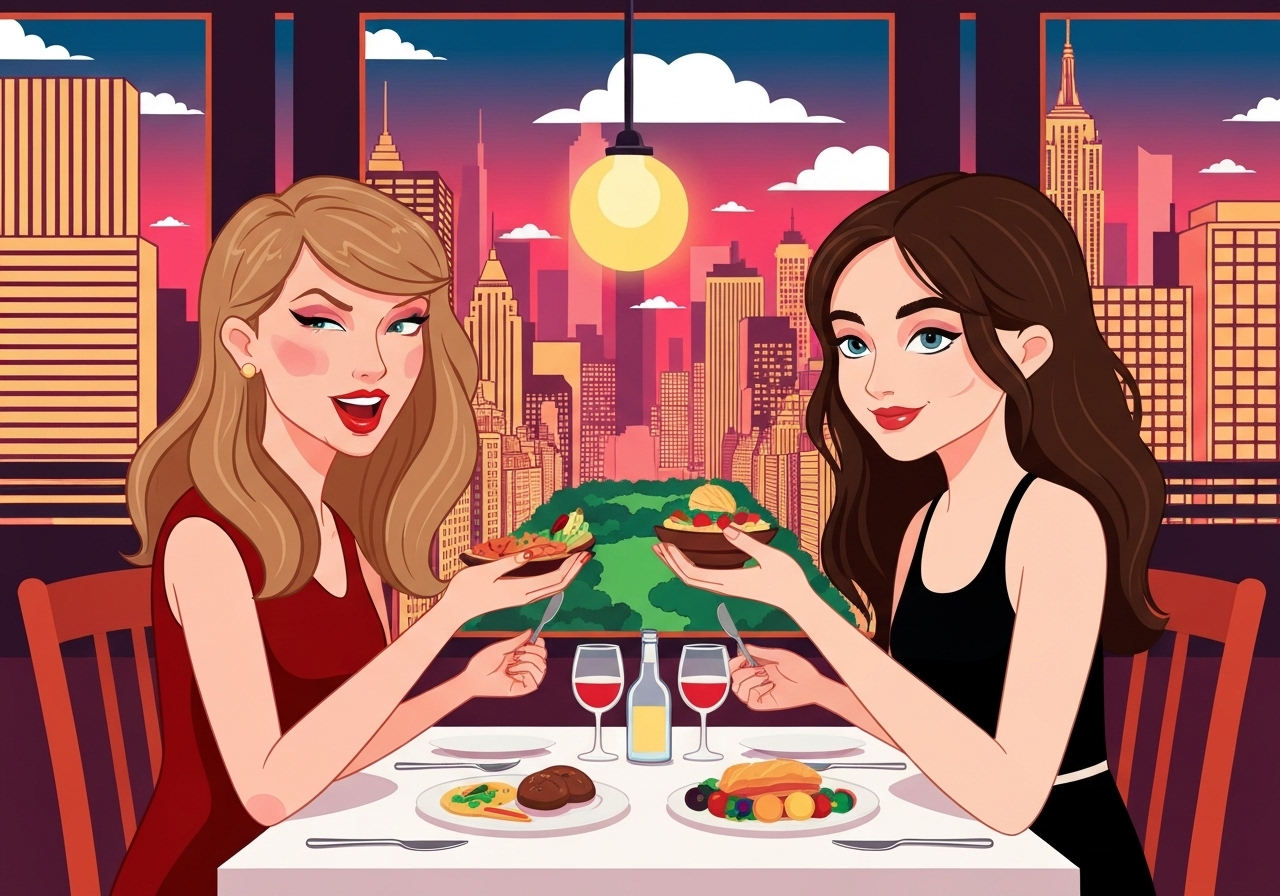 taylor-swift-sabrina-dinner