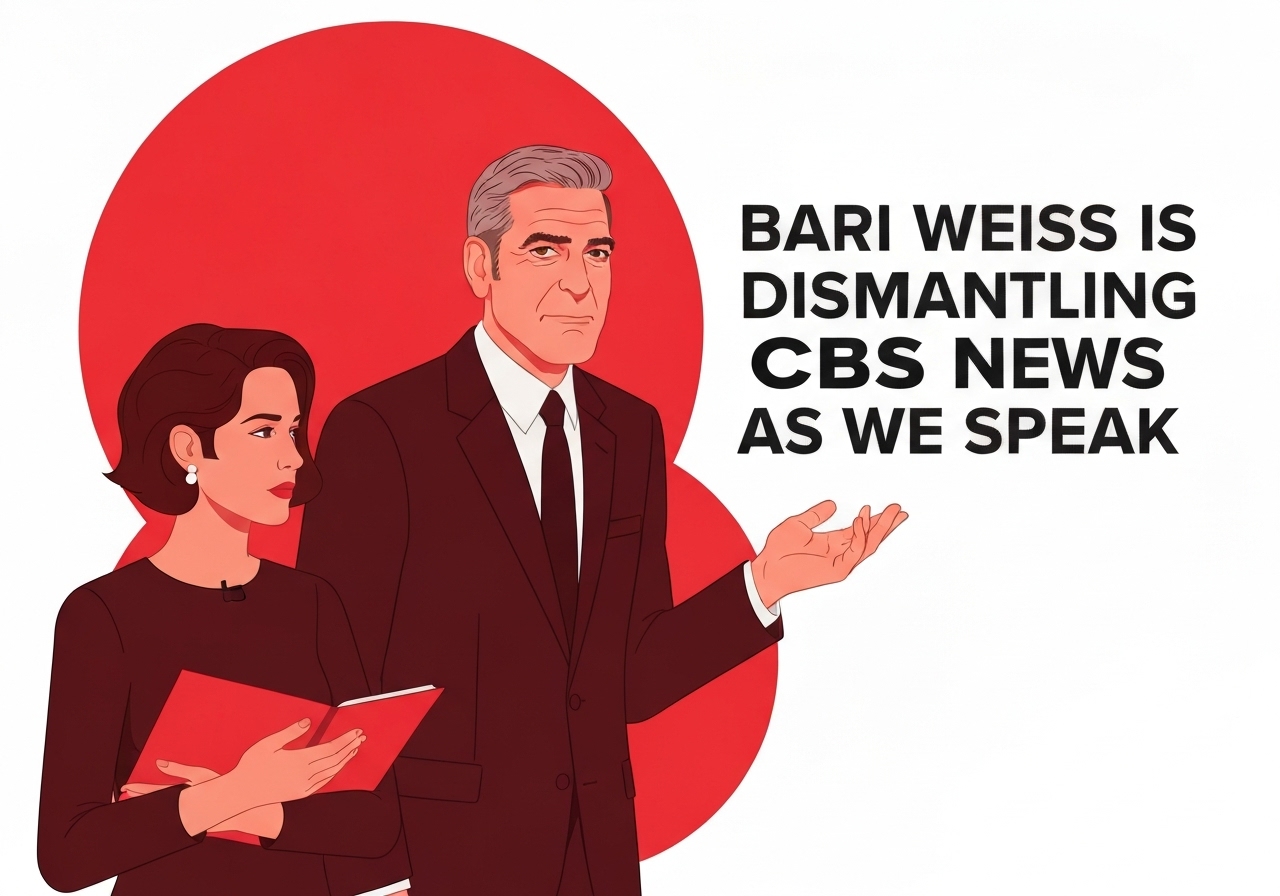 clooney-bari-weiss-cbs-news