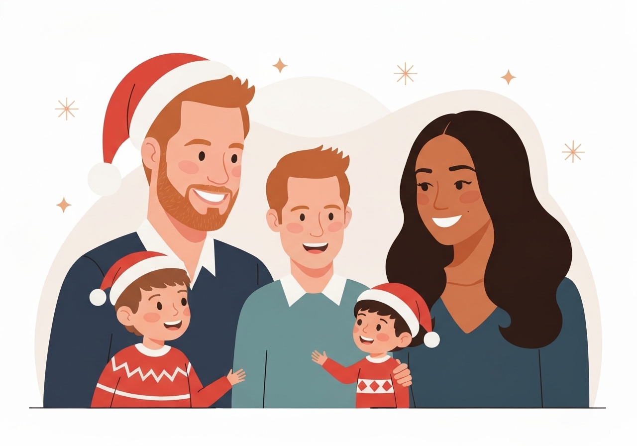 harry-meghan-christmas-archie-lilibet