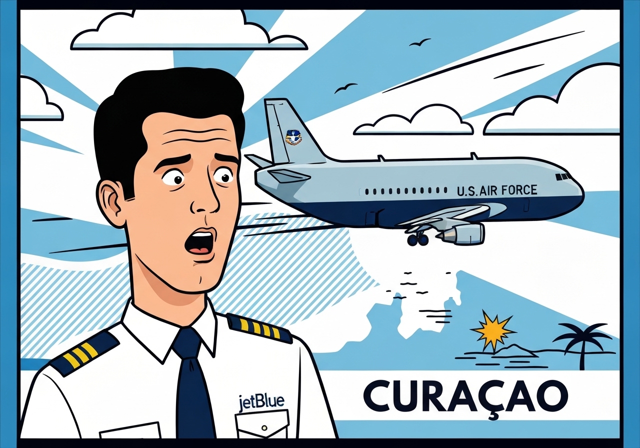jetblue-near-miss-air-force-curacao