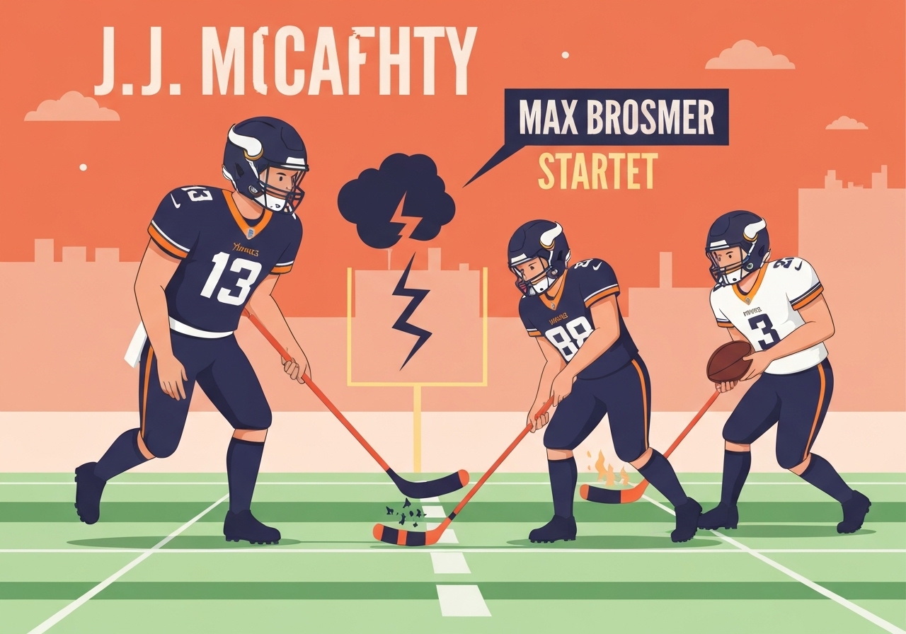 mccarthy-out-brosmer-starts-vikings