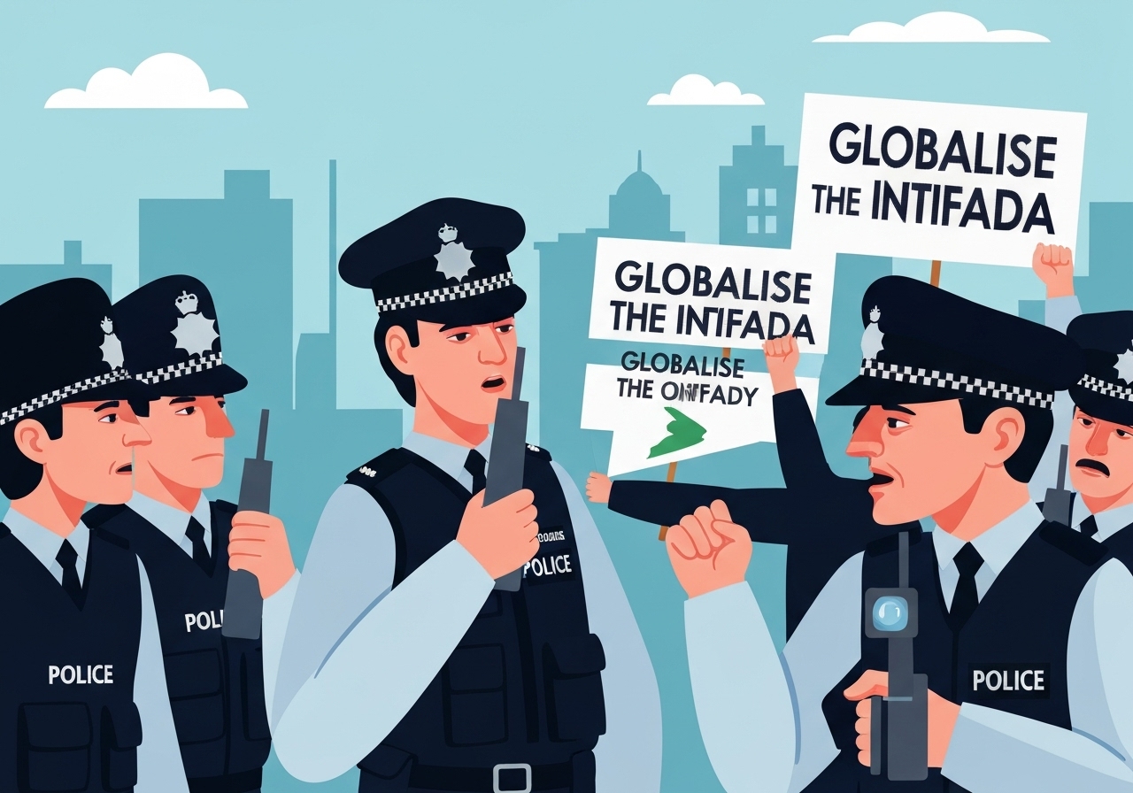 police-arrests-intifada-chants