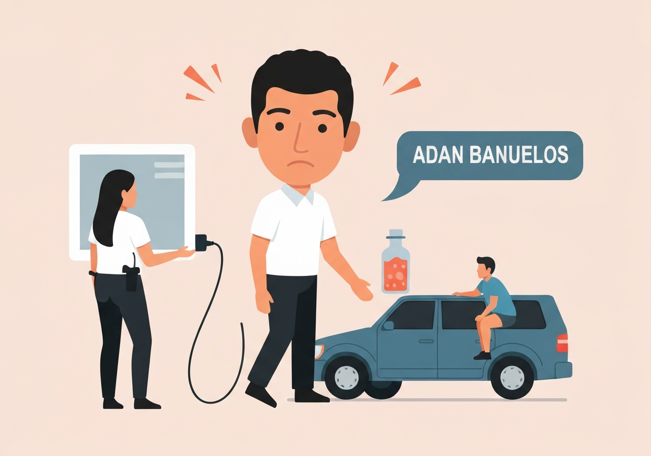 adan-banuelos-arrest-public-intoxication