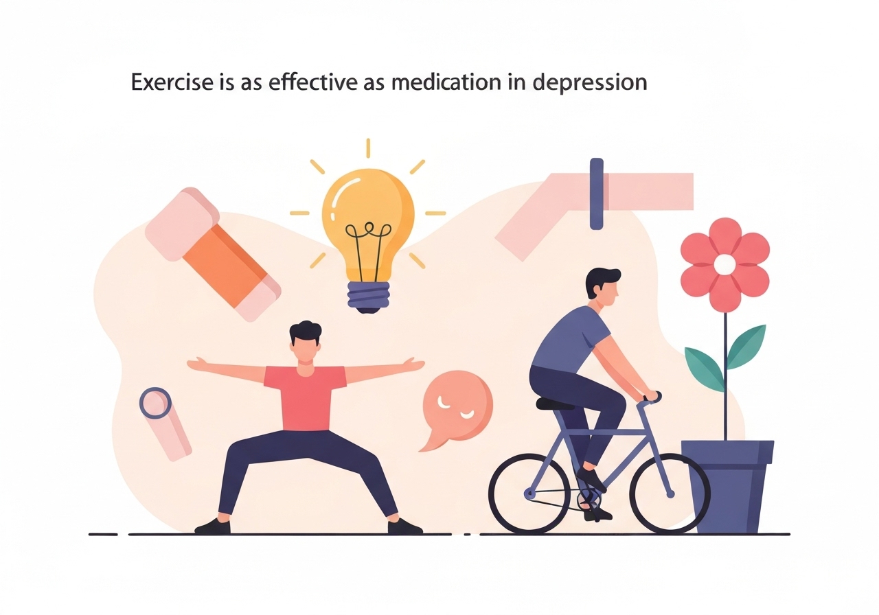 exercise-equal-medication-depression