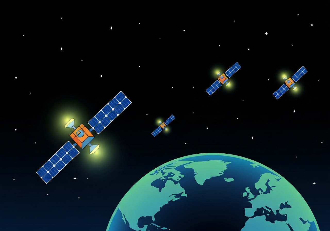 nighttime-solar-satellites