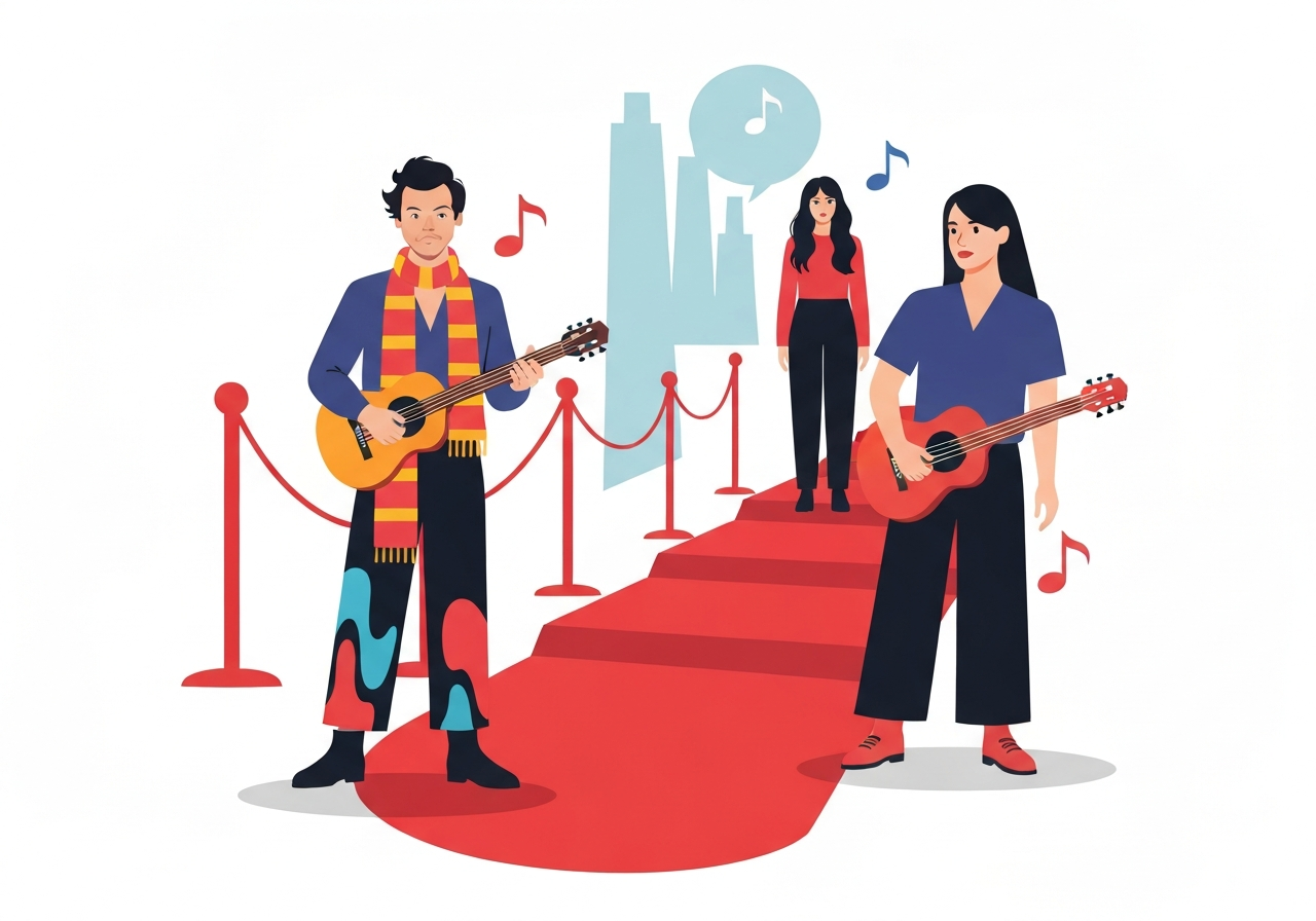 brits-red-carpet-harry-olivia-lola