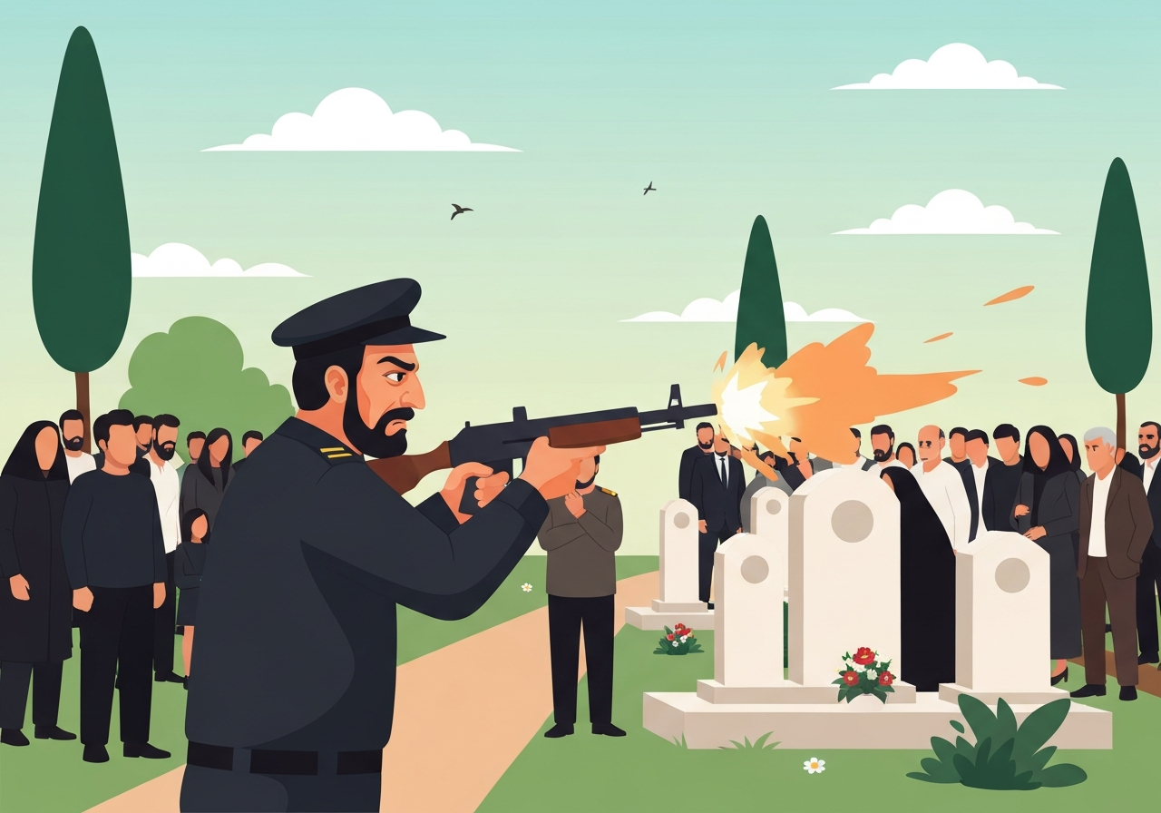 iran-security-official-fires-cemetery