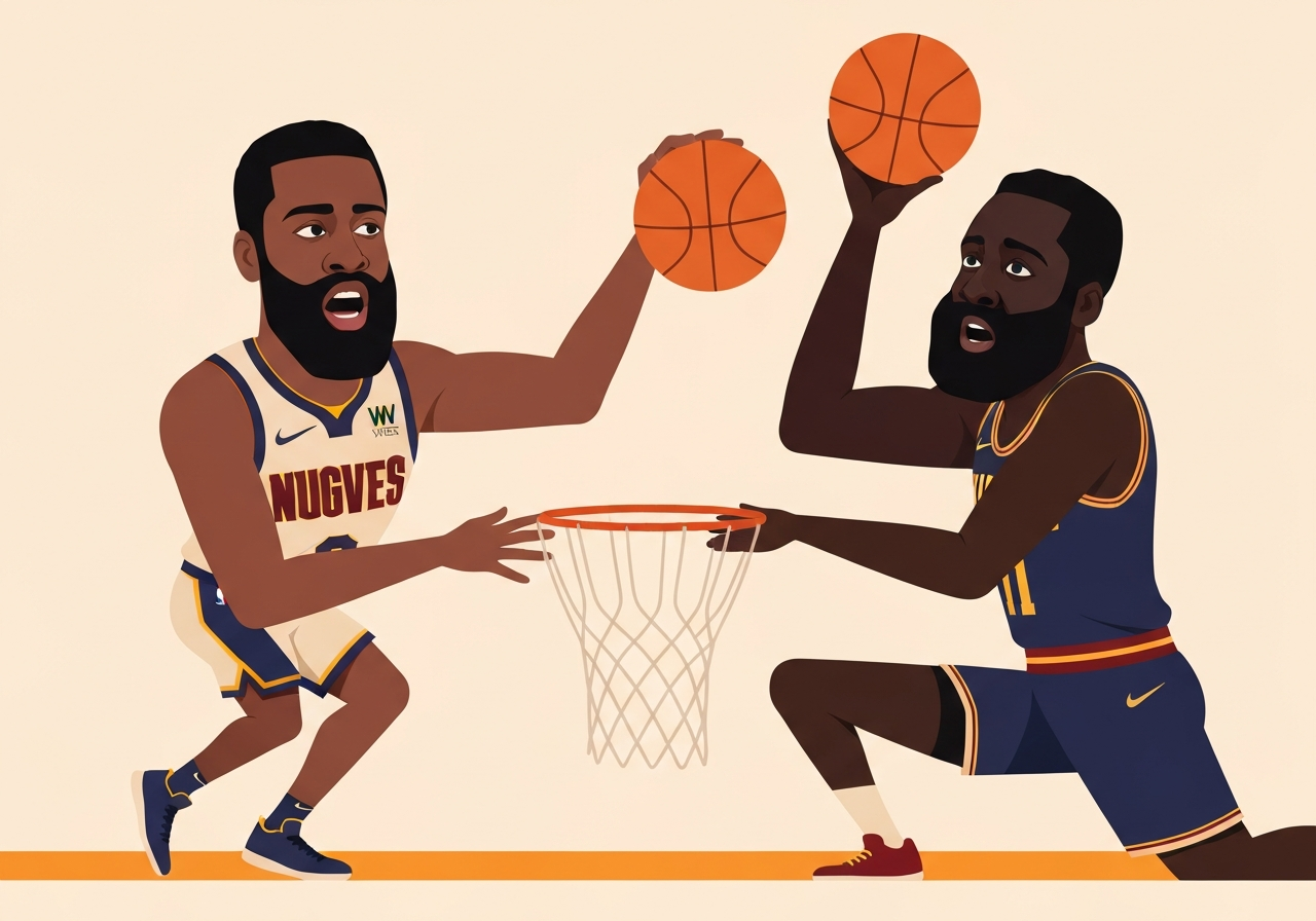 mitchell-harden-cavs-nuggets-119-117