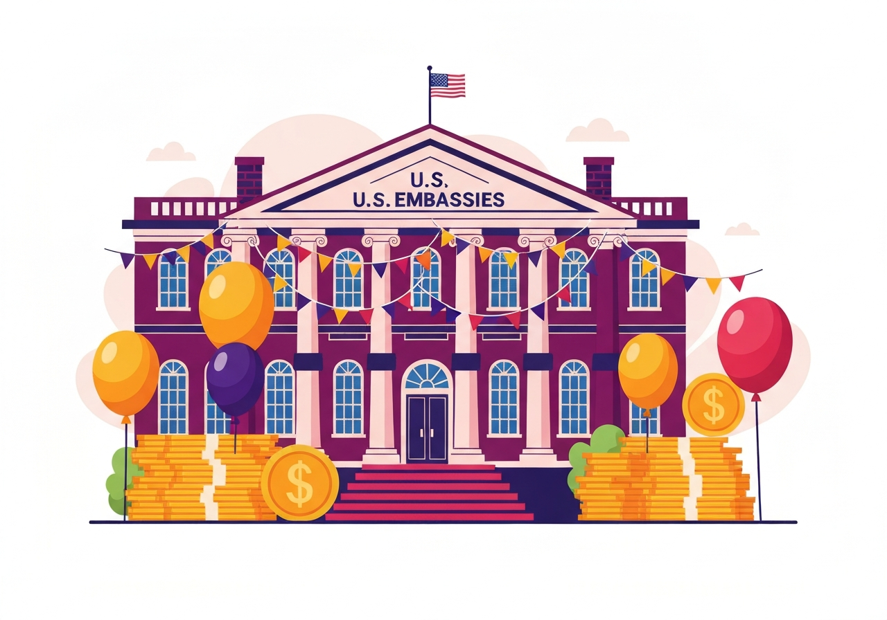 us-embassies-raising-250th-funds
