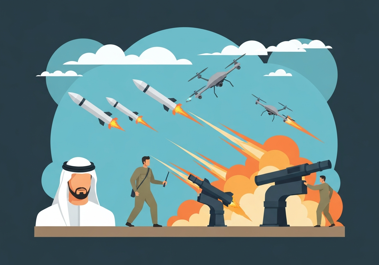 gulf-intercepts-iran-missiles-drones