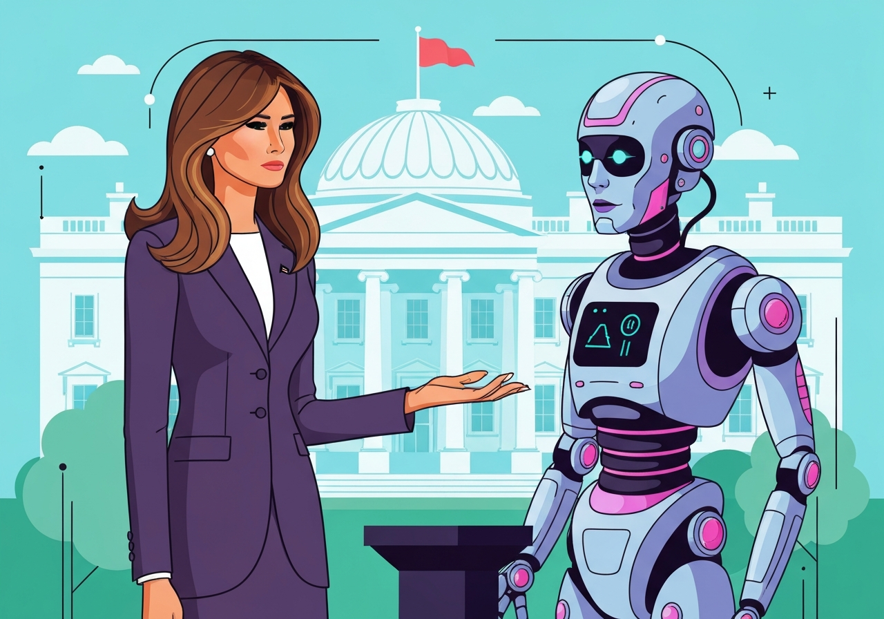 melania-robot-white-house-summit-1