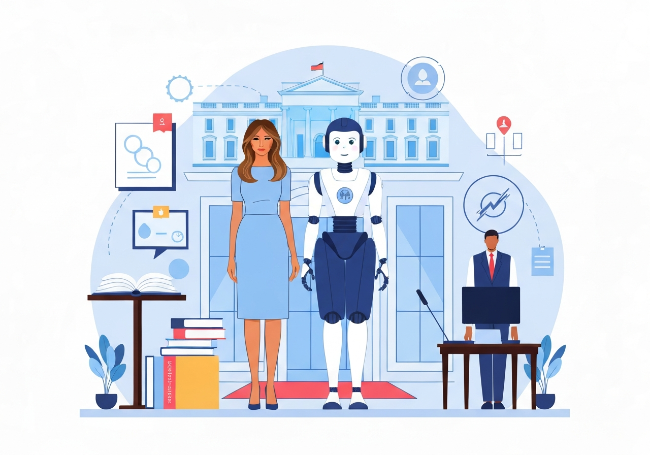 melania-robot-white-house-summit