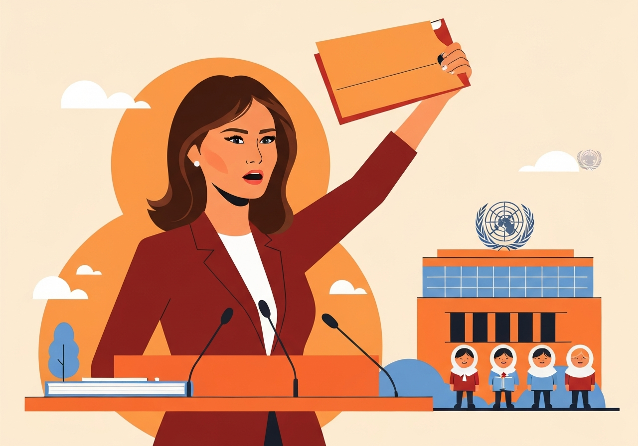 melania-trump-children-education-un