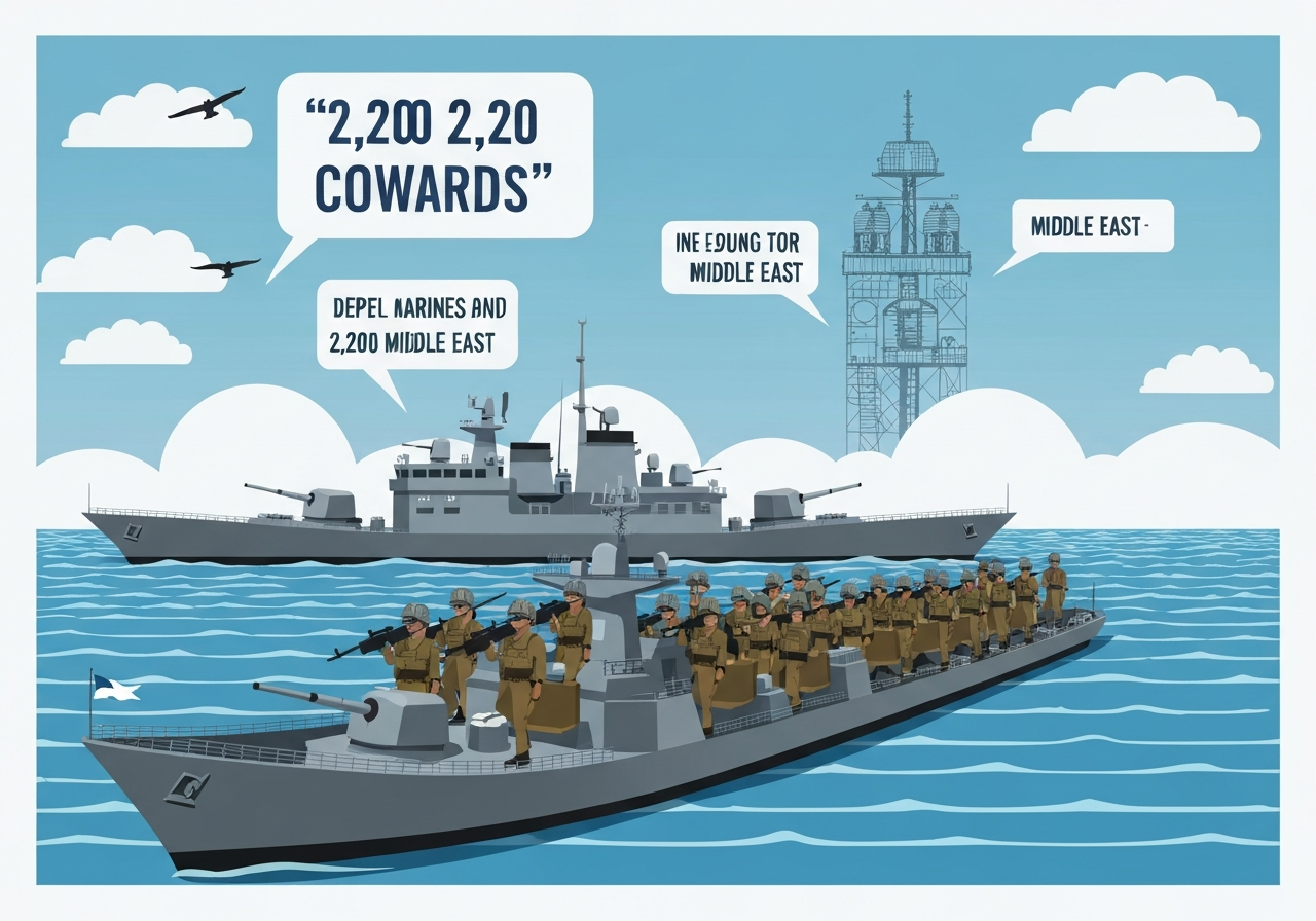 trump-nato-cowards-marines-middle-east