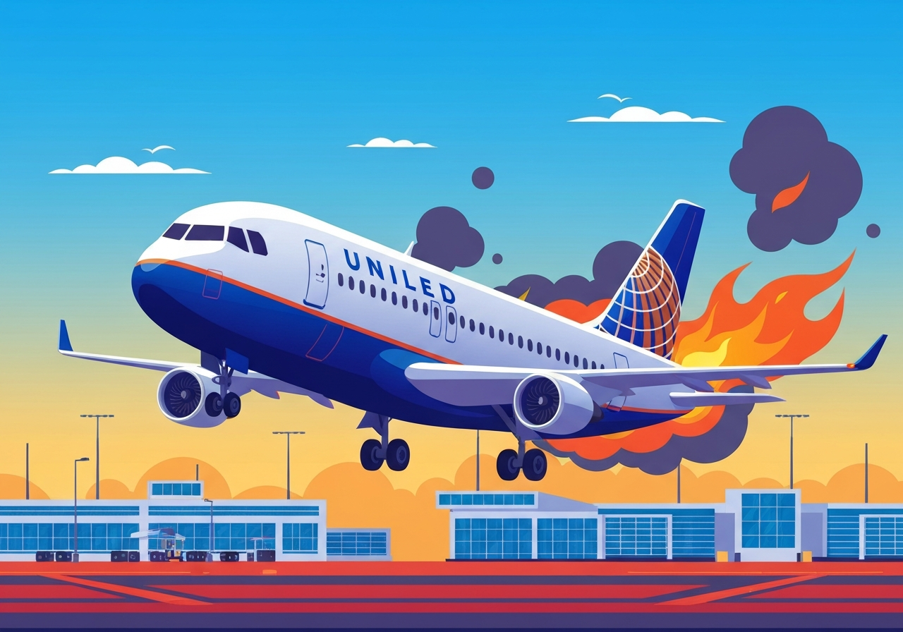 united-flight-lax-engine-fire