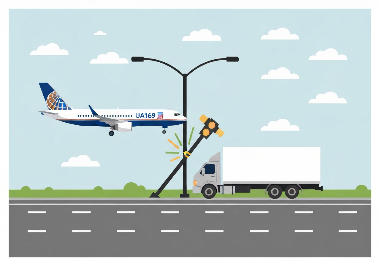 united-ua169-newark-pole-truck