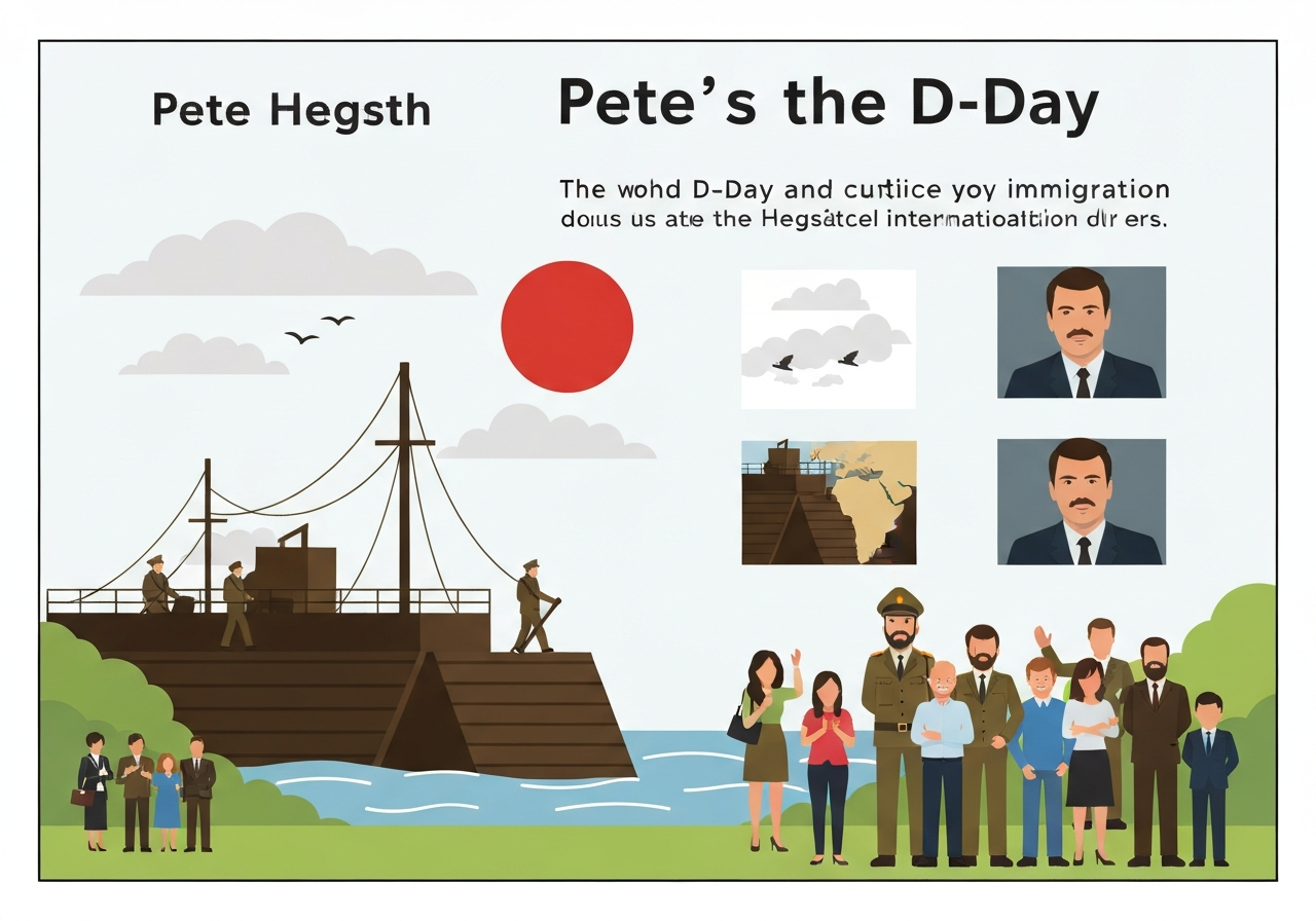 hegseth-d-day-immigration-backlash