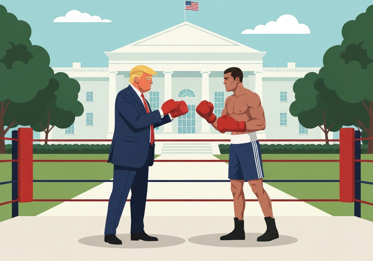 trump-80-cage-fights-south-lawn