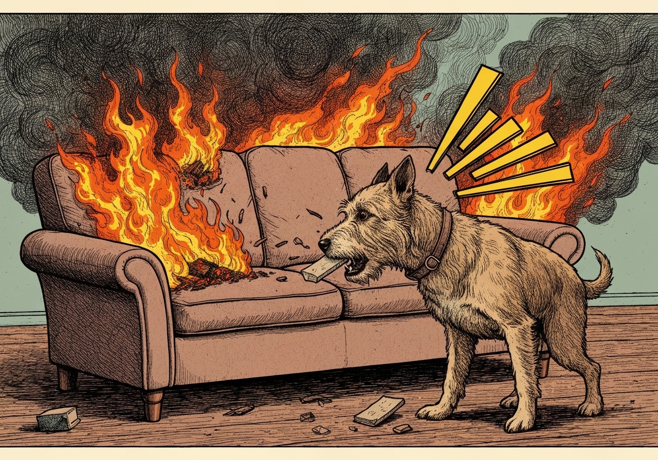 dog-battery-fire
