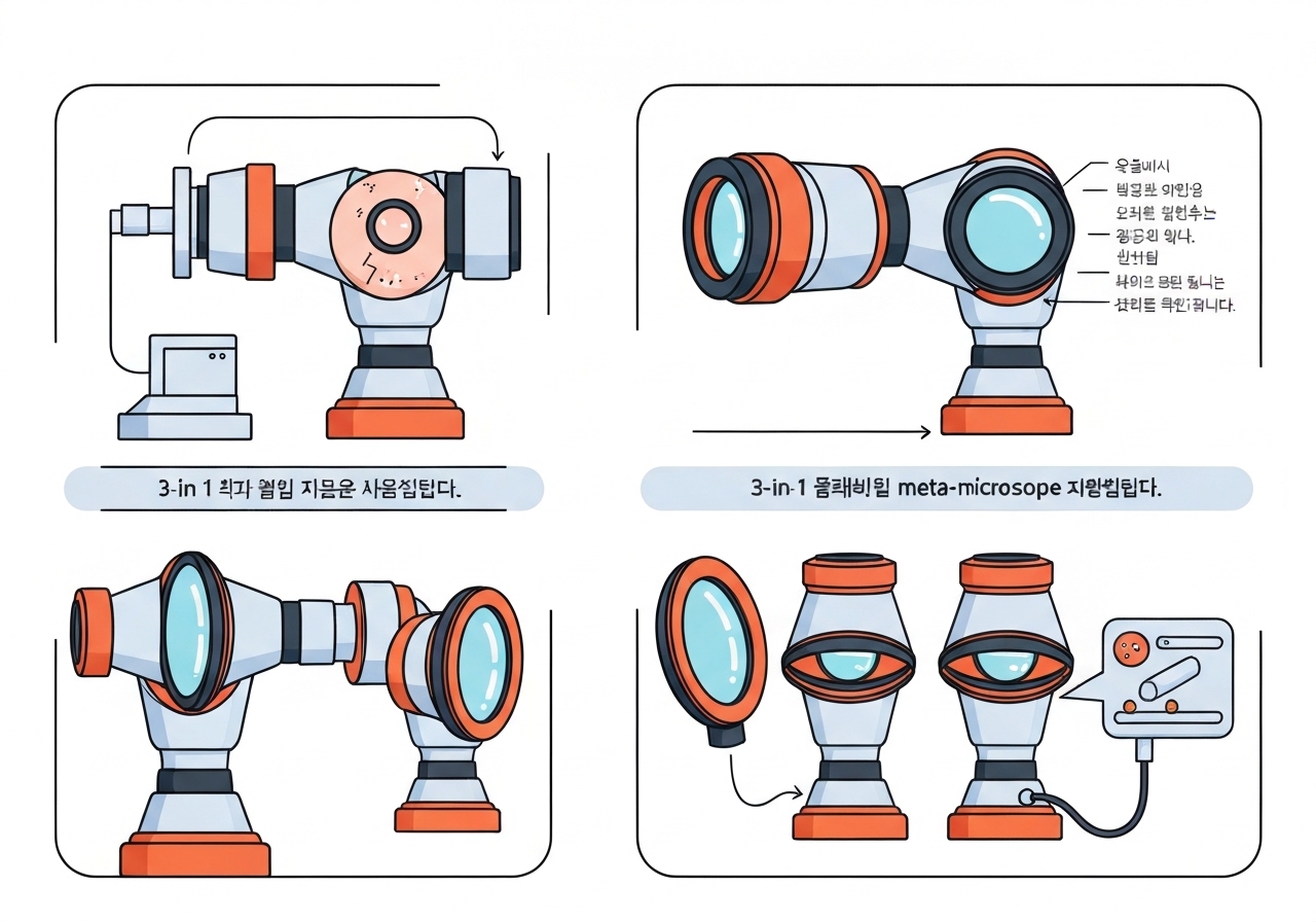 single-metalens-3in1-microscope