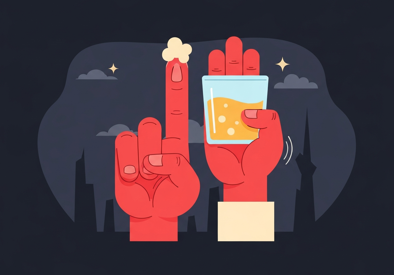 finger-alcohol-2d4d