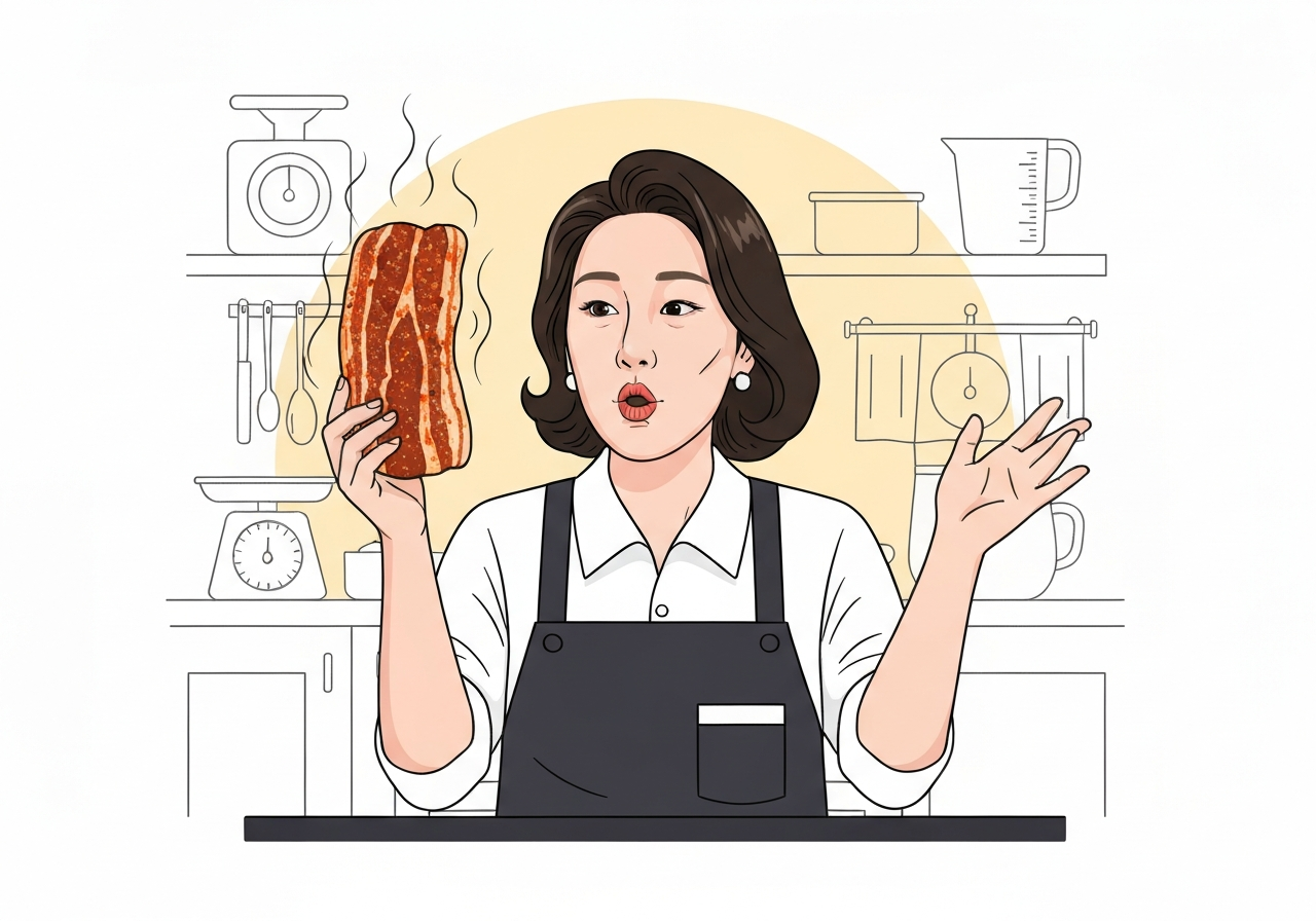 simjinhwa-minari-samgyeopsal