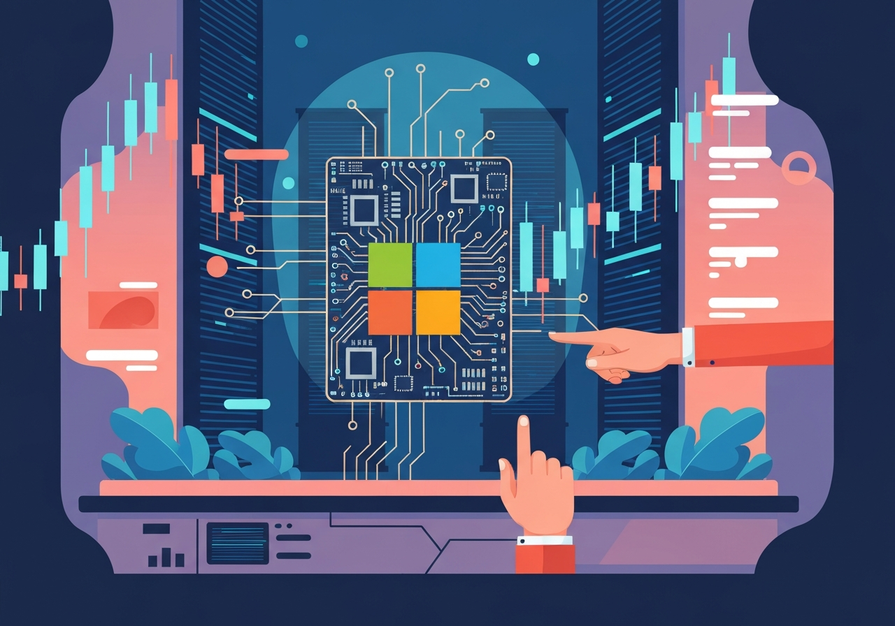 microsoft-ai-infra-stock-flat