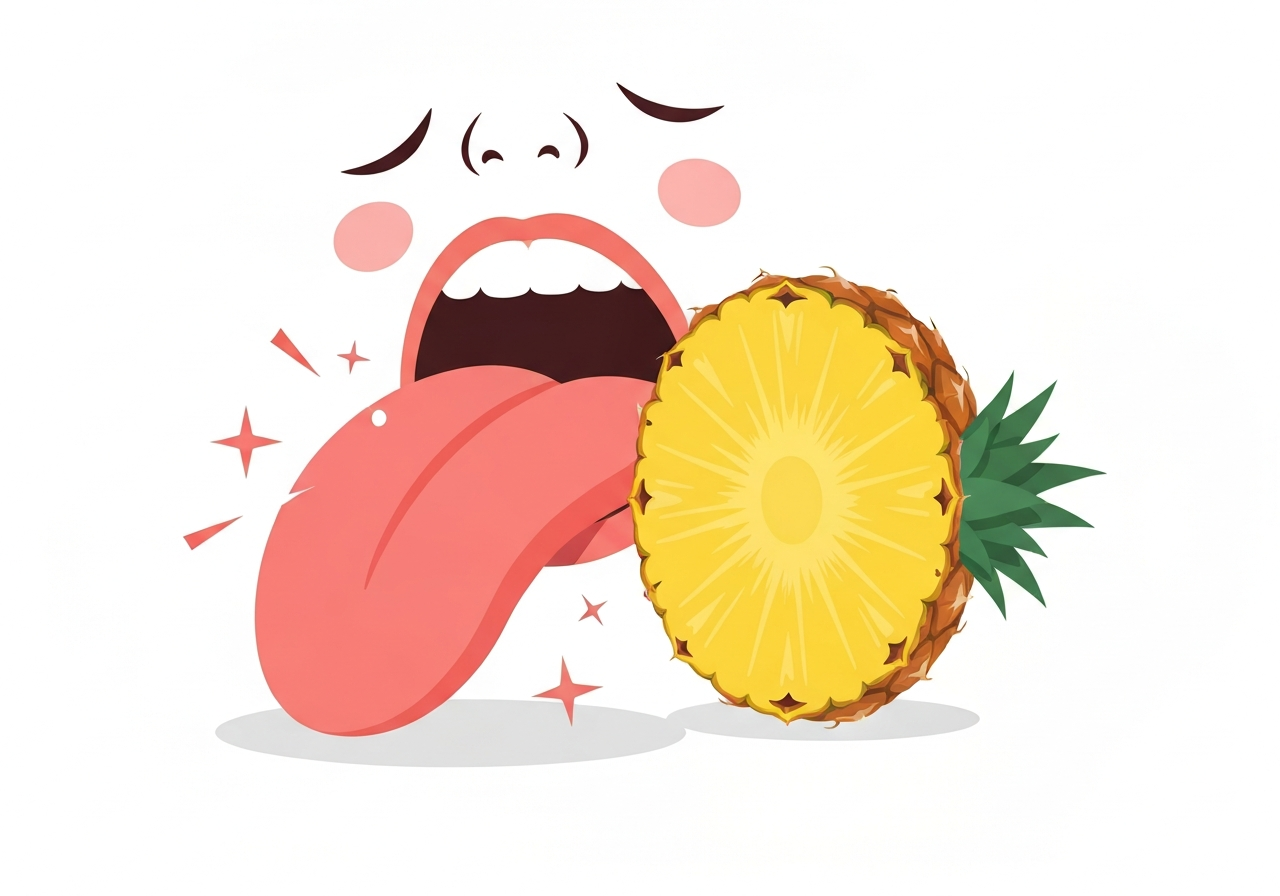pineapple-bromelain-tongue